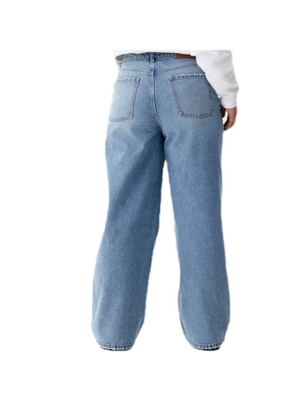Simons TWIK R&B fit wide leg organic cotton jeans 28 - Picture 2 of 11